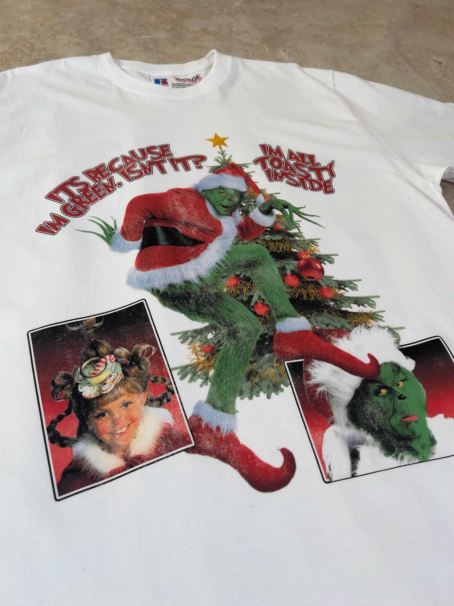 Grinch Bootleg tričko Russell bílé