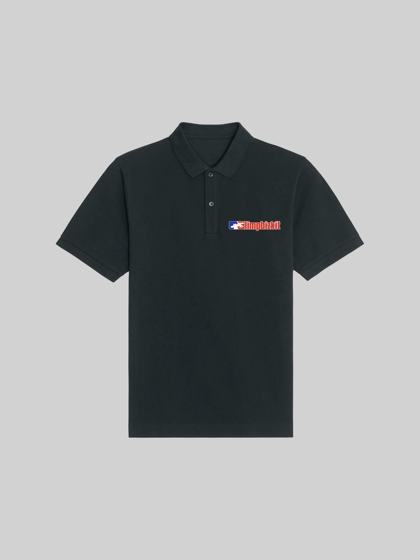 Udržitelné polo triko černé Limp Bizkit / Vt DIY lab.