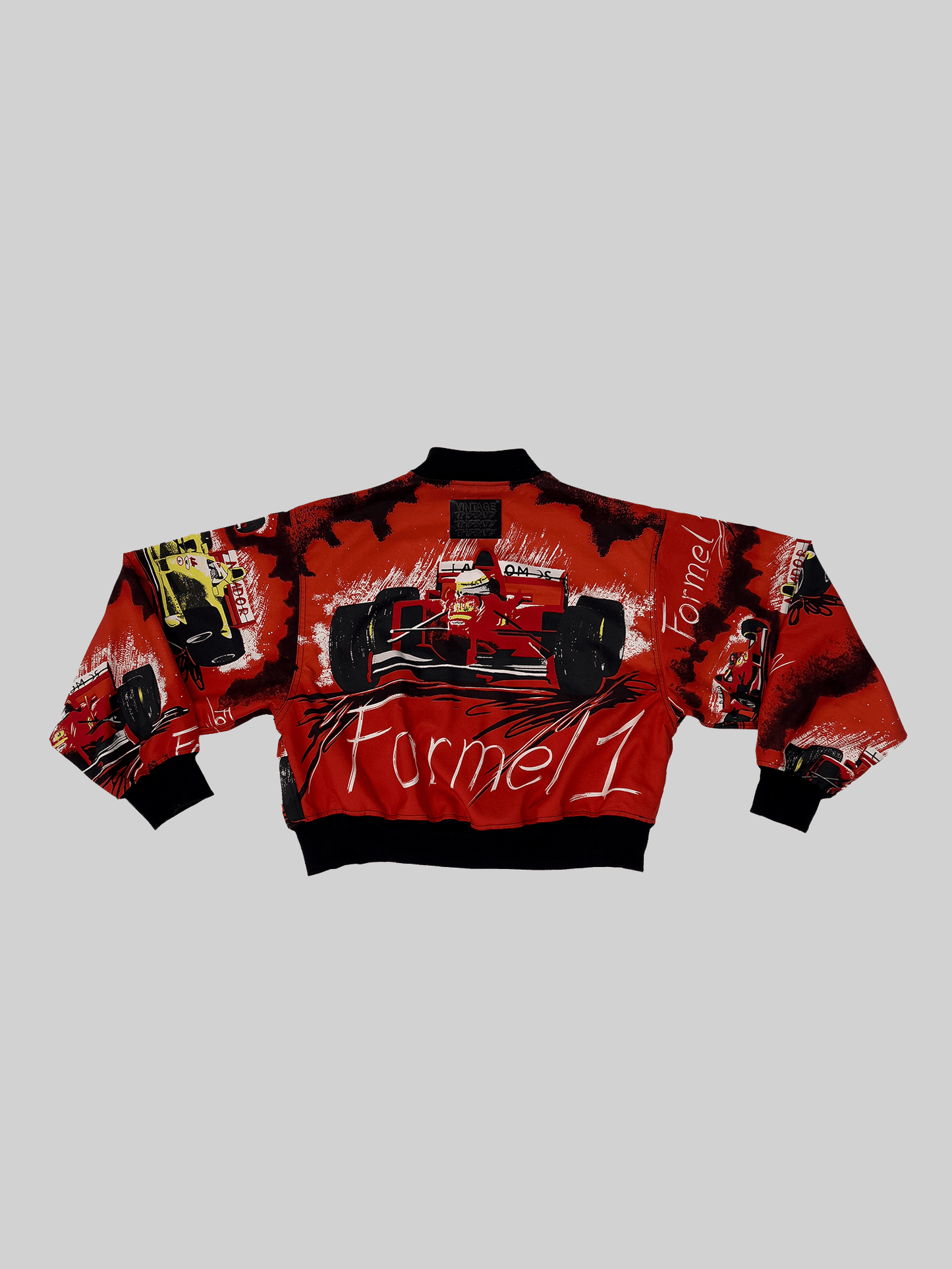 Upcyklovaný bomber s formulemi (XL)
