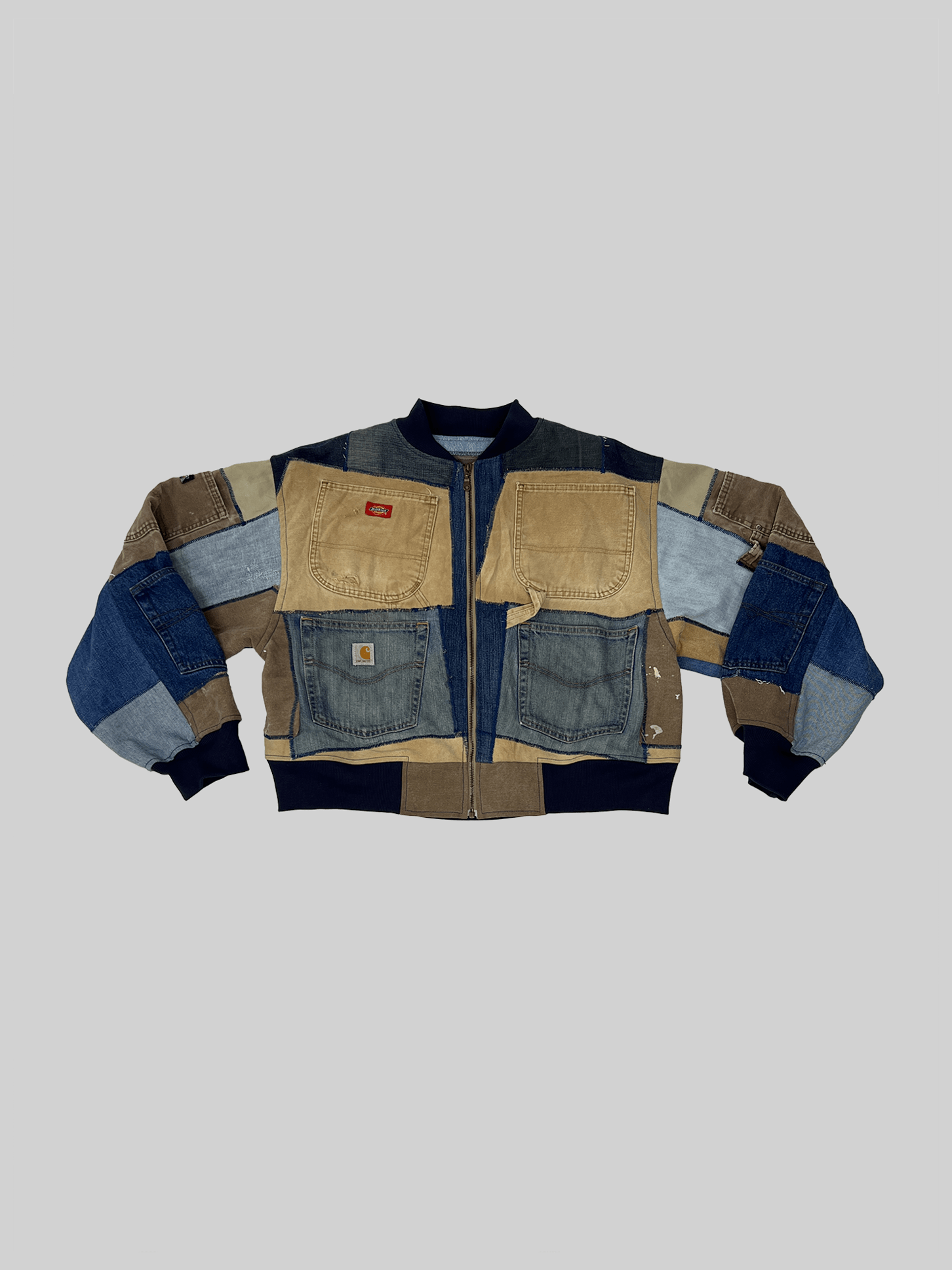 Upcyklovaný bomber Carhartt x Dickies x Vintage therapy (XL)