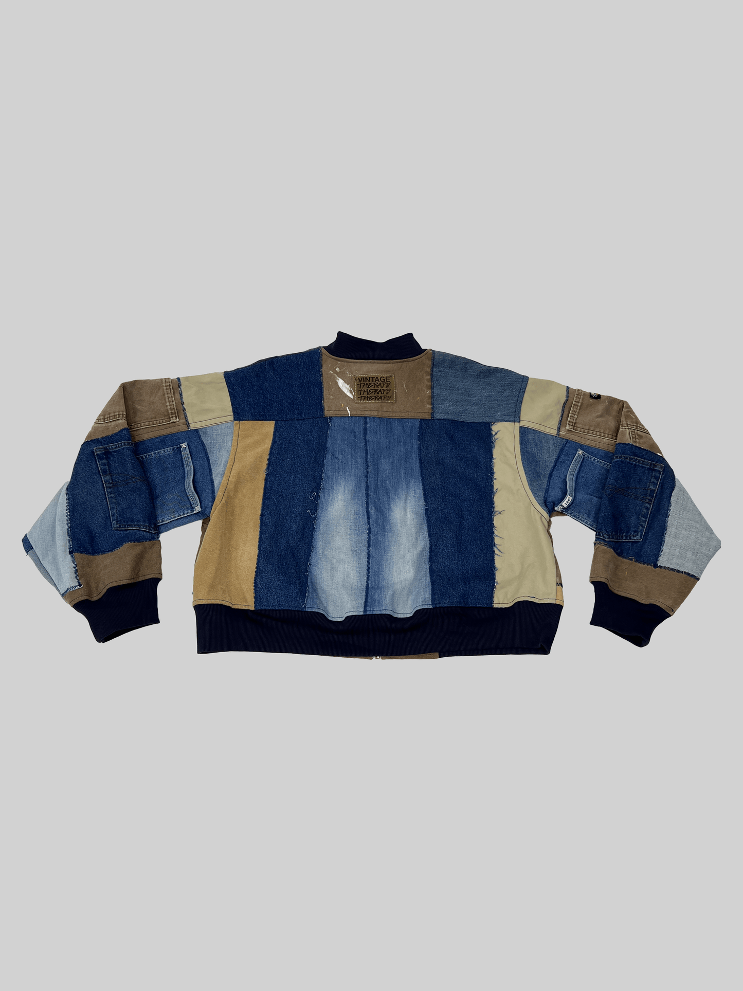 Upcyklovaný bomber Carhartt x Dickies x Vintage therapy (XL)