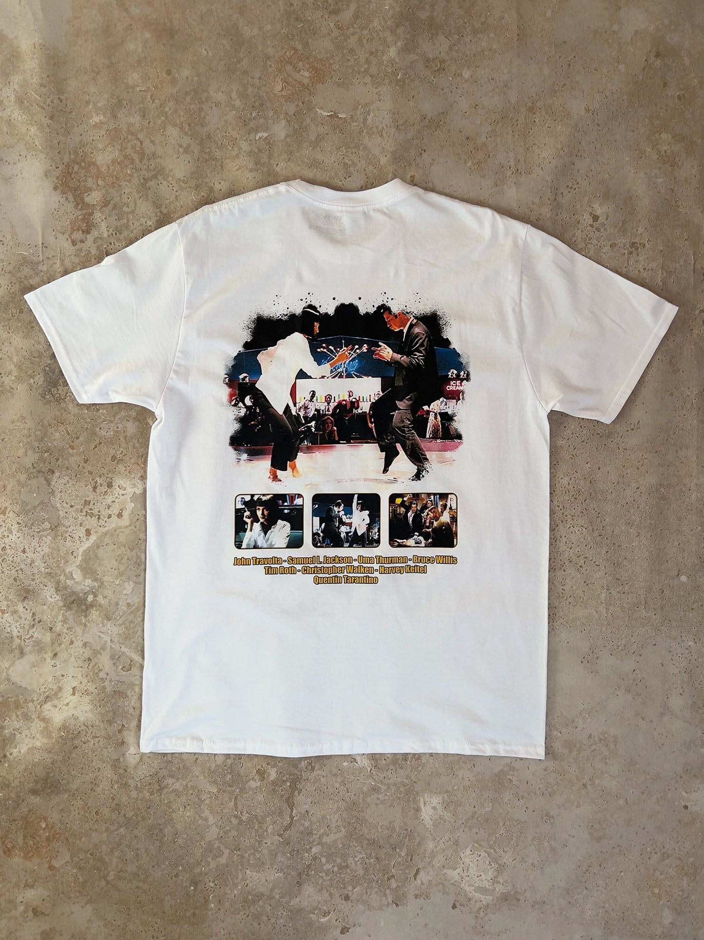 Pulp Fiction Bootleg tričko Russell bílé