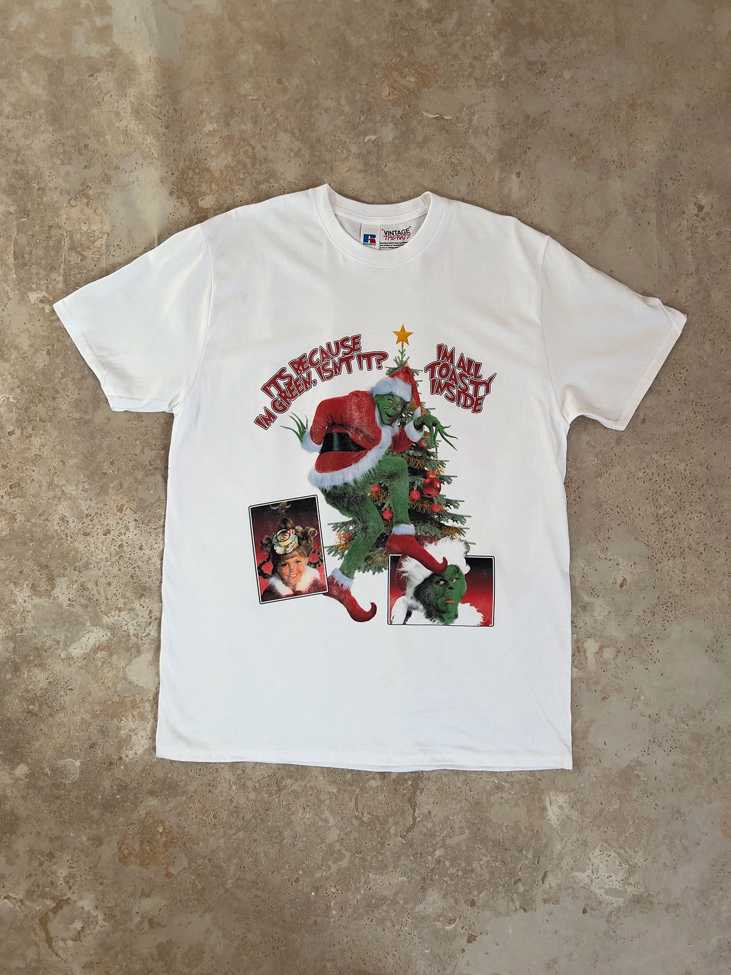Grinch Bootleg tričko Russell bílé