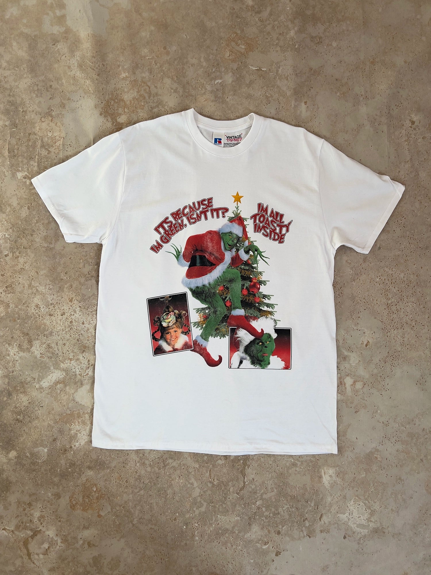 Grinch Bootleg tričko Russell bílé