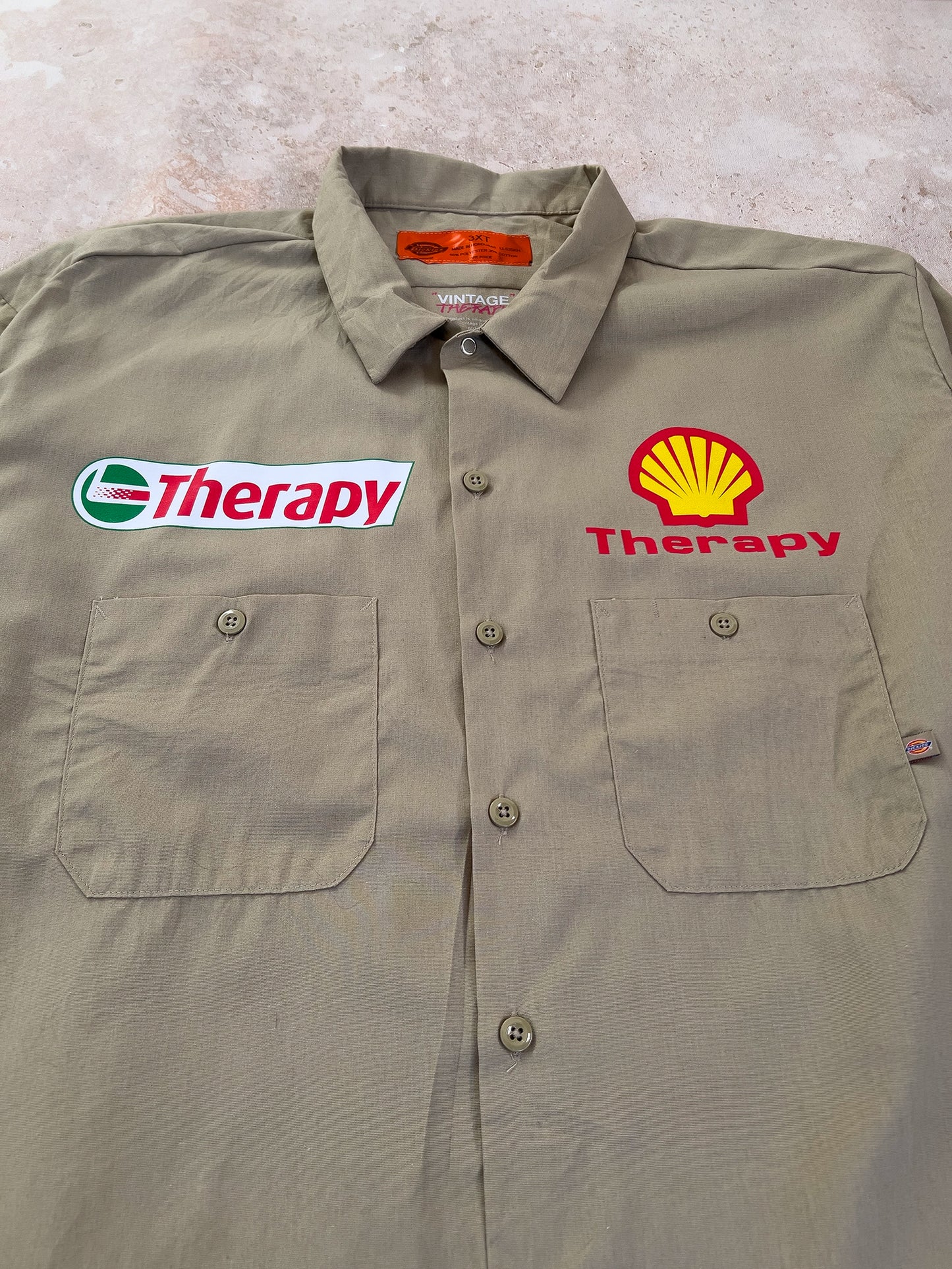 MOTO Dickies košile písková (3XL) / UPCYCLED