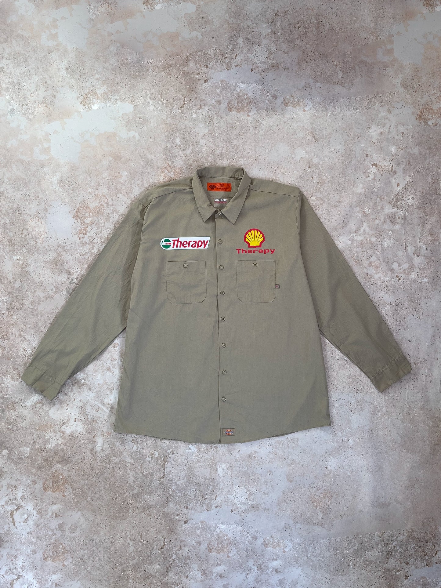 MOTO Dickies košile písková (3XL) / UPCYCLED