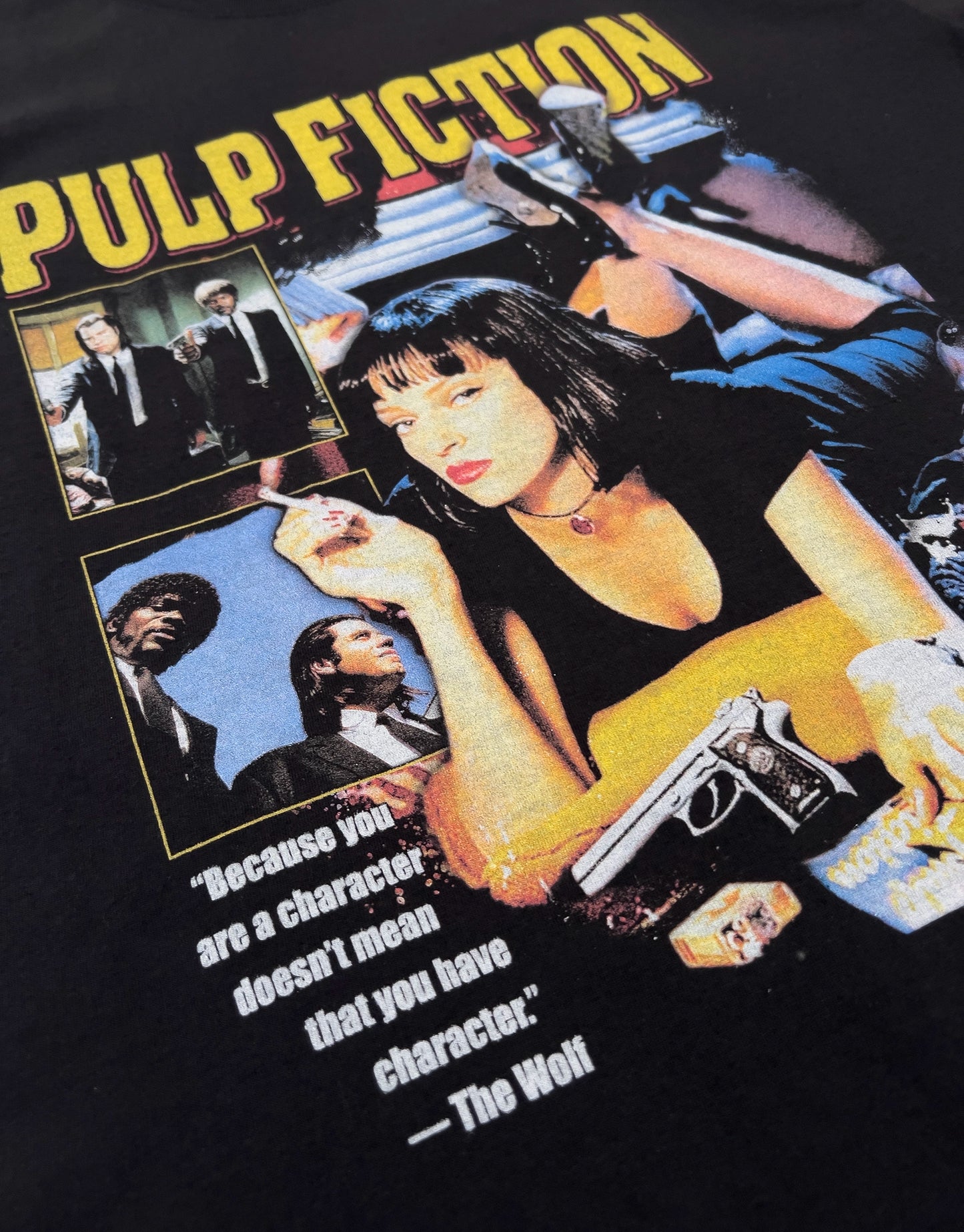 Pulp Fiction Bootleg tričko Russell černé
