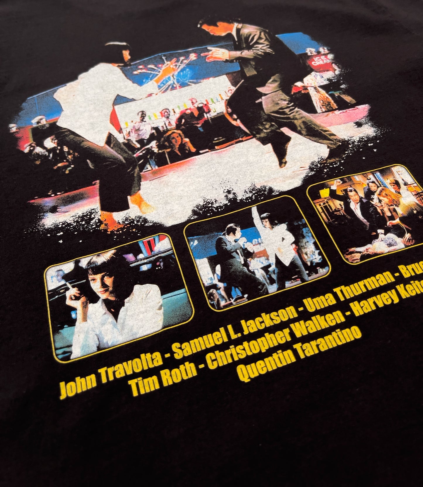 Pulp Fiction Bootleg tričko Russell černé