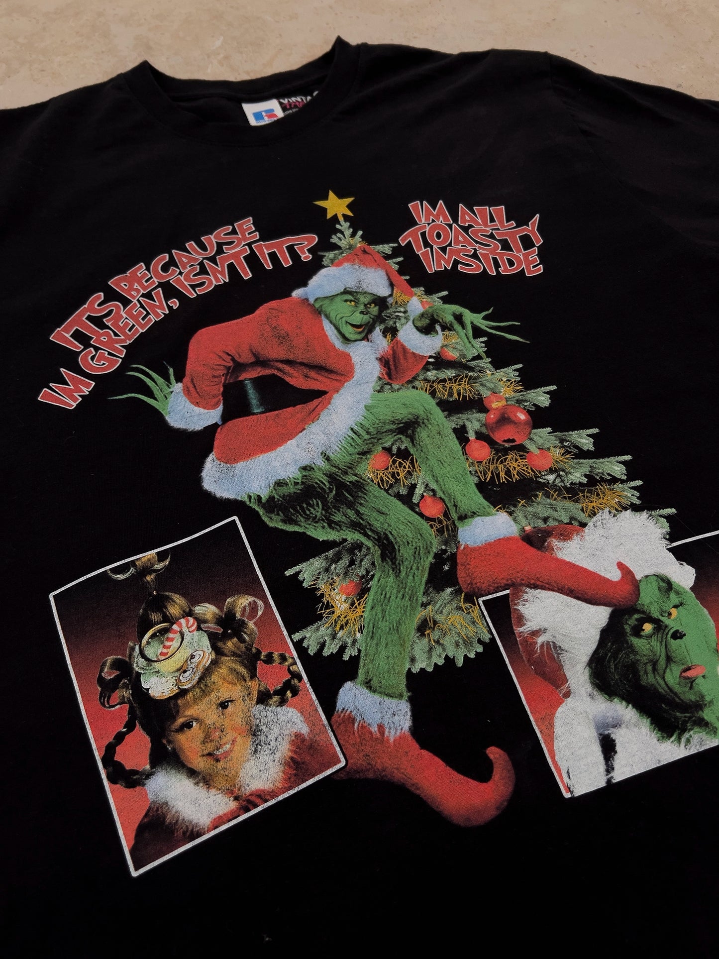 Grinch Bootleg tričko Russell černé