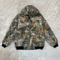 Rework maskáčová bunda Carhartt s černým úpletem (L)