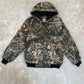 Rework maskáčová bunda Carhartt s černým úpletem (L)